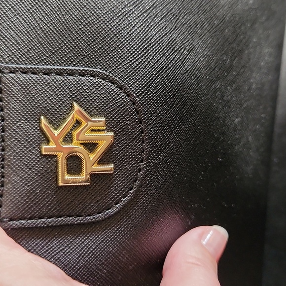 DKNY Black Leather Crossbody - Picture 3 of 6